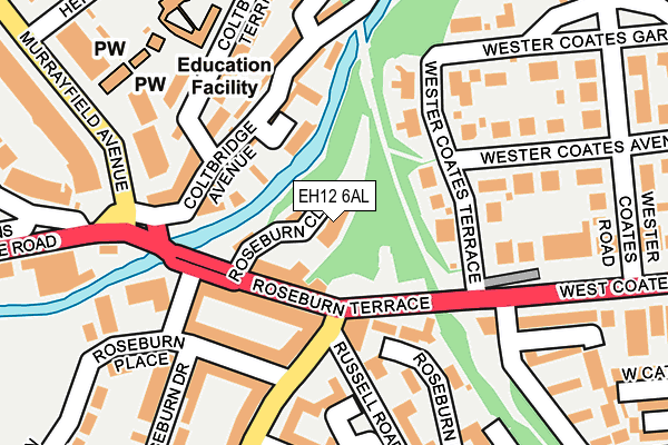 EH12 6AL map - OS OpenMap – Local (Ordnance Survey) EH12 6AL map - OS OpenMap – Local (Ordnance Survey)