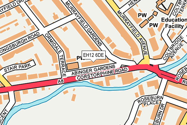 EH12 6DE map - OS OpenMap – Local (Ordnance Survey) EH12 6DE map - OS OpenMap – Local (Ordnance Survey)