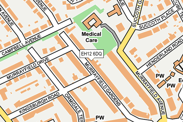 EH12 6DQ map - OS OpenMap – Local (Ordnance Survey) EH12 6DQ map - OS OpenMap – Local (Ordnance Survey)
