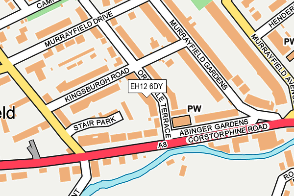 EH12 6DY map - OS OpenMap – Local (Ordnance Survey) EH12 6DY map - OS OpenMap – Local (Ordnance Survey)