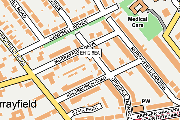 EH12 6EA map - OS OpenMap – Local (Ordnance Survey) EH12 6EA map - OS OpenMap – Local (Ordnance Survey)