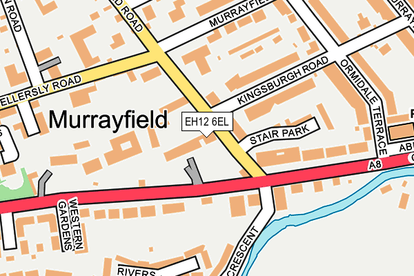 EH12 6EL map - OS OpenMap – Local (Ordnance Survey) EH12 6EL map - OS OpenMap – Local (Ordnance Survey)