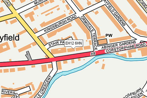 EH12 6HN map - OS OpenMap – Local (Ordnance Survey) EH12 6HN map - OS OpenMap – Local (Ordnance Survey)