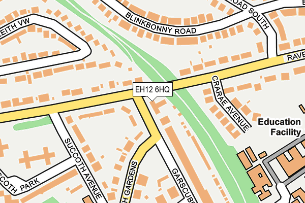 EH12 6HQ map - OS OpenMap – Local (Ordnance Survey) EH12 6HQ map - OS OpenMap – Local (Ordnance Survey)