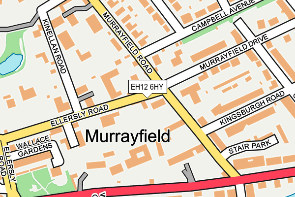 EH12 6HY map - OS OpenMap – Local (Ordnance Survey) EH12 6HY map - OS OpenMap – Local (Ordnance Survey)