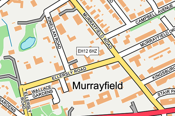 EH12 6HZ map - OS OpenMap – Local (Ordnance Survey) EH12 6HZ map - OS OpenMap – Local (Ordnance Survey)
