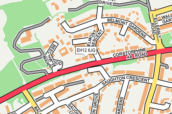 EH12 6JG map - OS OpenMap – Local (Ordnance Survey) EH12 6JG map - OS OpenMap – Local (Ordnance Survey)