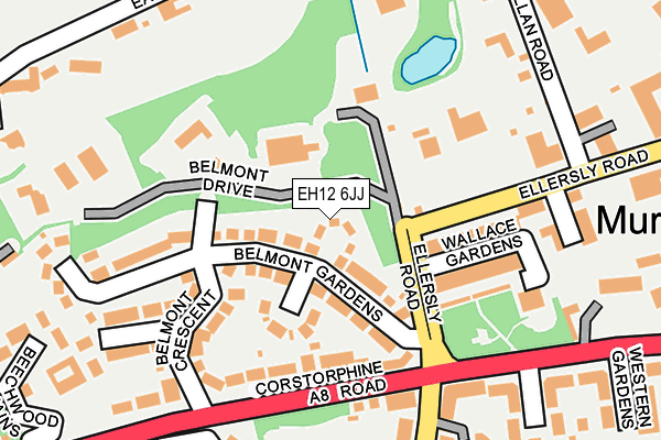 EH12 6JJ map - OS OpenMap – Local (Ordnance Survey) EH12 6JJ map - OS OpenMap – Local (Ordnance Survey)