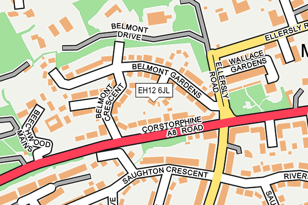 EH12 6JL map - OS OpenMap – Local (Ordnance Survey) EH12 6JL map - OS OpenMap – Local (Ordnance Survey)