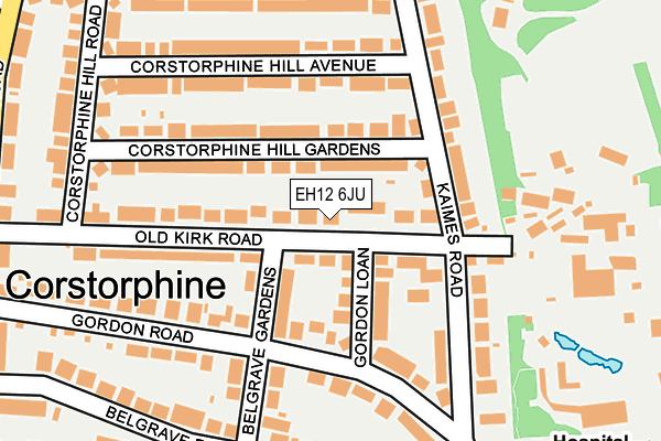 EH12 6JU map - OS OpenMap – Local (Ordnance Survey) EH12 6JU map - OS OpenMap – Local (Ordnance Survey)