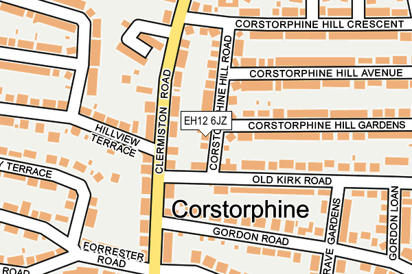 EH12 6JZ map - OS OpenMap – Local (Ordnance Survey) EH12 6JZ map - OS OpenMap – Local (Ordnance Survey)