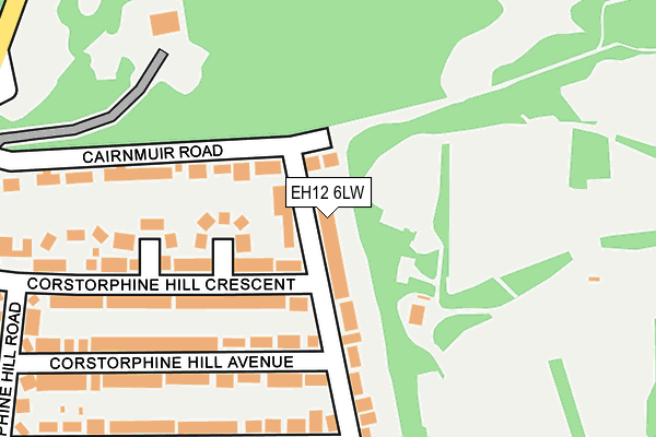 EH12 6LW map - OS OpenMap – Local (Ordnance Survey) EH12 6LW map - OS OpenMap – Local (Ordnance Survey)