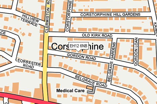EH12 6NB map - OS OpenMap – Local (Ordnance Survey) EH12 6NB map - OS OpenMap – Local (Ordnance Survey)