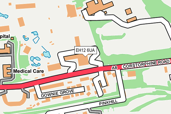 EH12 6UA map - OS OpenMap – Local (Ordnance Survey) EH12 6UA map - OS OpenMap – Local (Ordnance Survey)