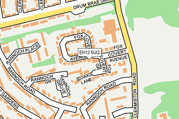 EH12 6UQ map - OS OpenMap – Local (Ordnance Survey) EH12 6UQ map - OS OpenMap – Local (Ordnance Survey)