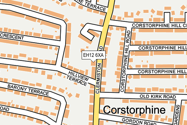 EH12 6XA map - OS OpenMap – Local (Ordnance Survey) EH12 6XA map - OS OpenMap – Local (Ordnance Survey)