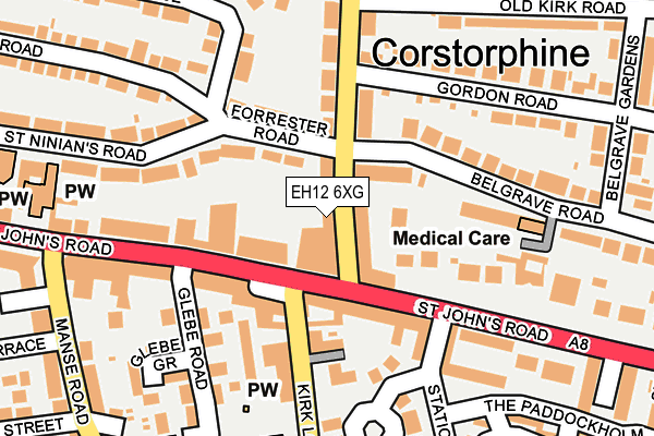 EH12 6XG map - OS OpenMap – Local (Ordnance Survey) EH12 6XG map - OS OpenMap – Local (Ordnance Survey)