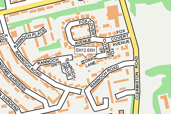 EH12 6XH map - OS OpenMap – Local (Ordnance Survey) EH12 6XH map - OS OpenMap – Local (Ordnance Survey)