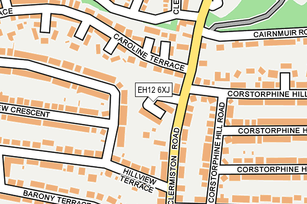EH12 6XJ map - OS OpenMap – Local (Ordnance Survey) EH12 6XJ map - OS OpenMap – Local (Ordnance Survey)