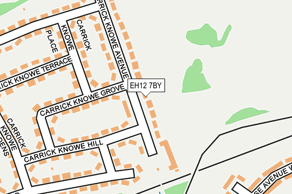 EH12 7BY map - OS OpenMap – Local (Ordnance Survey) EH12 7BY map - OS OpenMap – Local (Ordnance Survey)