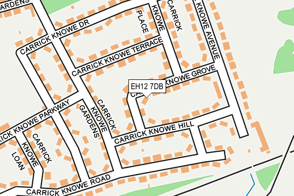 EH12 7DB map - OS OpenMap – Local (Ordnance Survey) EH12 7DB map - OS OpenMap – Local (Ordnance Survey)