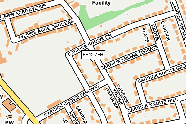 EH12 7EH map - OS OpenMap – Local (Ordnance Survey) EH12 7EH map - OS OpenMap – Local (Ordnance Survey)