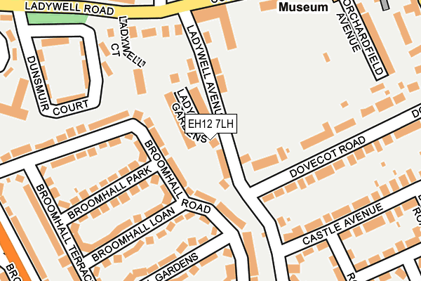 EH12 7LH map - OS OpenMap – Local (Ordnance Survey) EH12 7LH map - OS OpenMap – Local (Ordnance Survey)