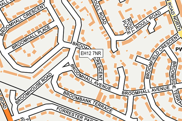 EH12 7NR map - OS OpenMap – Local (Ordnance Survey) EH12 7NR map - OS OpenMap – Local (Ordnance Survey)