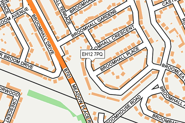 EH12 7PQ map - OS OpenMap – Local (Ordnance Survey) EH12 7PQ map - OS OpenMap – Local (Ordnance Survey)