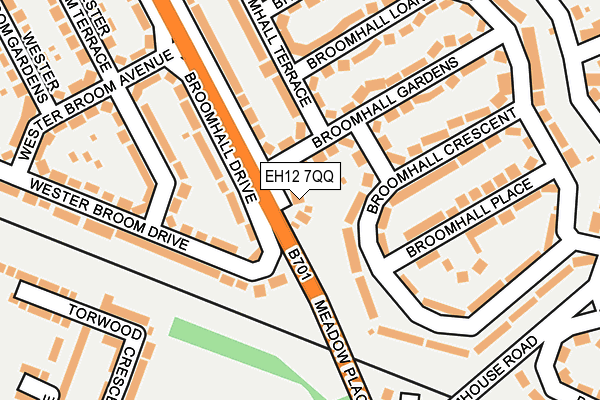EH12 7QQ map - OS OpenMap – Local (Ordnance Survey) EH12 7QQ map - OS OpenMap – Local (Ordnance Survey)
