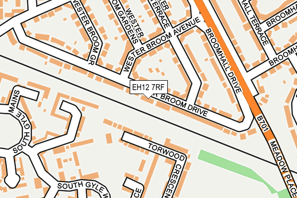 EH12 7RF map - OS OpenMap – Local (Ordnance Survey) EH12 7RF map - OS OpenMap – Local (Ordnance Survey)