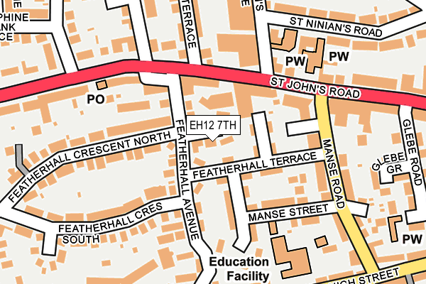 EH12 7TH map - OS OpenMap – Local (Ordnance Survey) EH12 7TH map - OS OpenMap – Local (Ordnance Survey)