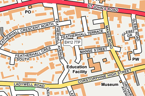 EH12 7TP map - OS OpenMap – Local (Ordnance Survey) EH12 7TP map - OS OpenMap – Local (Ordnance Survey)