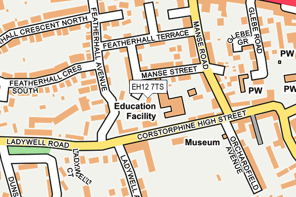 EH12 7TS map - OS OpenMap – Local (Ordnance Survey) EH12 7TS map - OS OpenMap – Local (Ordnance Survey)