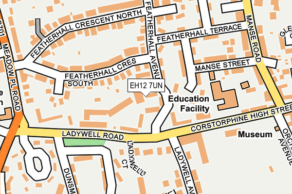 EH12 7UN map - OS OpenMap – Local (Ordnance Survey) EH12 7UN map - OS OpenMap – Local (Ordnance Survey)