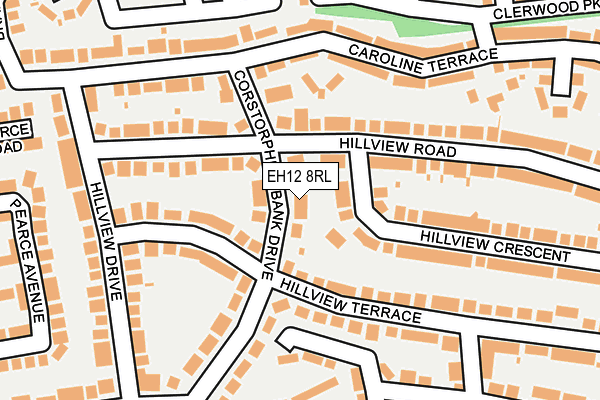 EH12 8RL map - OS OpenMap – Local (Ordnance Survey) EH12 8RL map - OS OpenMap – Local (Ordnance Survey)