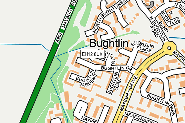EH12 8UX map - OS OpenMap – Local (Ordnance Survey) EH12 8UX map - OS OpenMap – Local (Ordnance Survey)