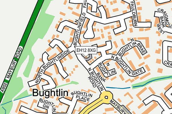 EH12 8XG map - OS OpenMap – Local (Ordnance Survey) EH12 8XG map - OS OpenMap – Local (Ordnance Survey)