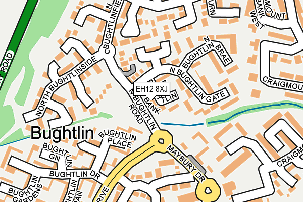 EH12 8XJ map - OS OpenMap – Local (Ordnance Survey) EH12 8XJ map - OS OpenMap – Local (Ordnance Survey)