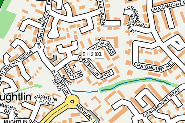 EH12 8XL map - OS OpenMap – Local (Ordnance Survey) EH12 8XL map - OS OpenMap – Local (Ordnance Survey)