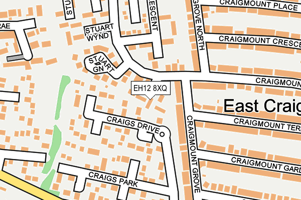 EH12 8XQ map - OS OpenMap – Local (Ordnance Survey) EH12 8XQ map - OS OpenMap – Local (Ordnance Survey)