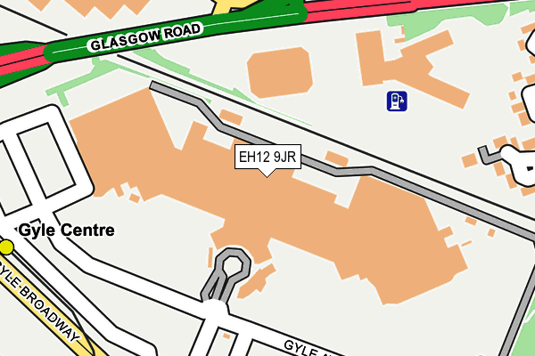 EH12 9JR map - OS OpenMap – Local (Ordnance Survey) EH12 9JR map - OS OpenMap – Local (Ordnance Survey)