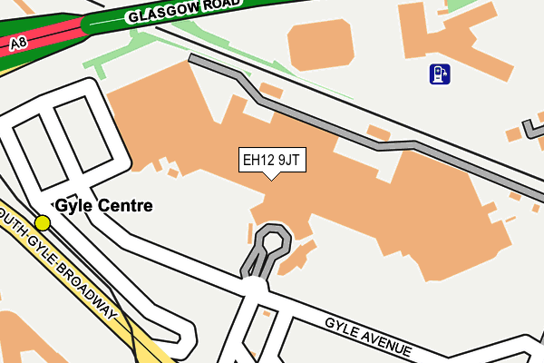 EH12 9JT map - OS OpenMap – Local (Ordnance Survey) EH12 9JT map - OS OpenMap – Local (Ordnance Survey)