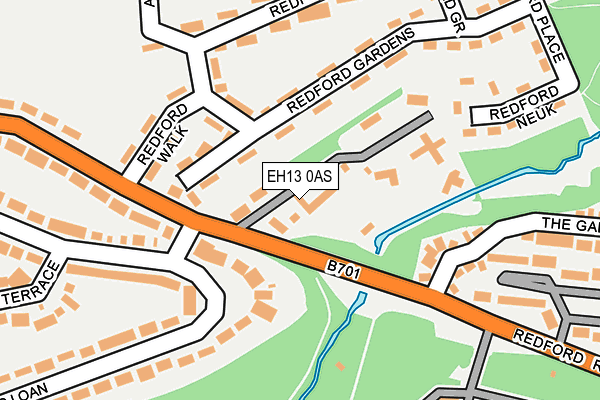 EH13 0AS map - OS OpenMap – Local (Ordnance Survey) EH13 0AS map - OS OpenMap – Local (Ordnance Survey)