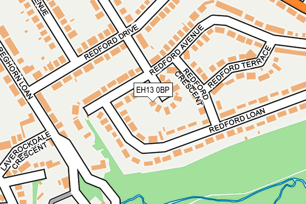 EH13 0BP map - OS OpenMap – Local (Ordnance Survey) EH13 0BP map - OS OpenMap – Local (Ordnance Survey)