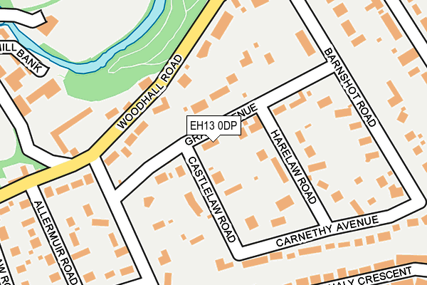 EH13 0DP map - OS OpenMap – Local (Ordnance Survey) EH13 0DP map - OS OpenMap – Local (Ordnance Survey)