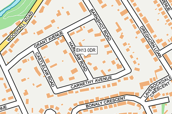 EH13 0DR map - OS OpenMap – Local (Ordnance Survey) EH13 0DR map - OS OpenMap – Local (Ordnance Survey)