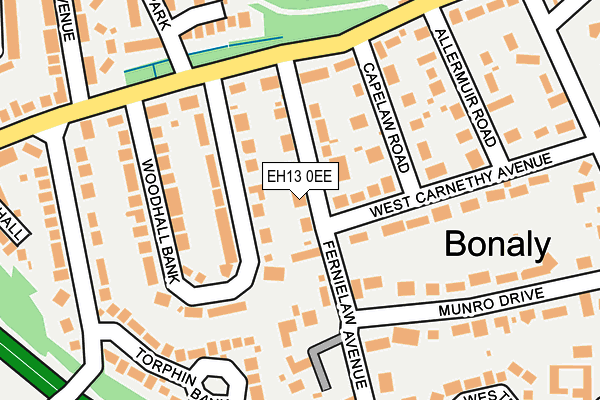 EH13 0EE map - OS OpenMap – Local (Ordnance Survey) EH13 0EE map - OS OpenMap – Local (Ordnance Survey)
