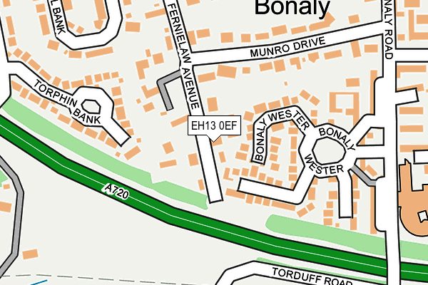 EH13 0EF map - OS OpenMap – Local (Ordnance Survey) EH13 0EF map - OS OpenMap – Local (Ordnance Survey)