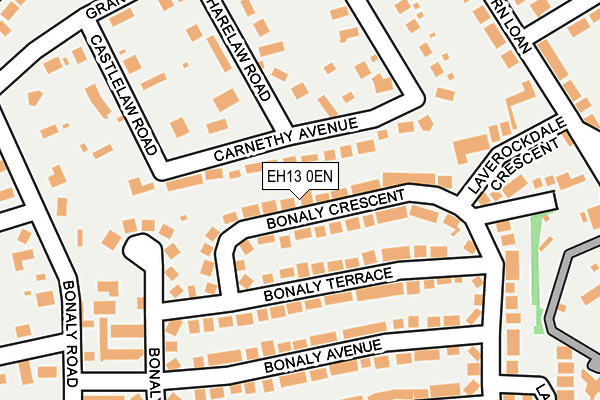 EH13 0EN map - OS OpenMap – Local (Ordnance Survey) EH13 0EN map - OS OpenMap – Local (Ordnance Survey)